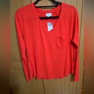 Jenni intimates Top size large Coral orange